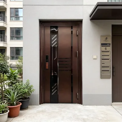 304 Stainless Steel Entry Door - Anti-theft & Weatherproof