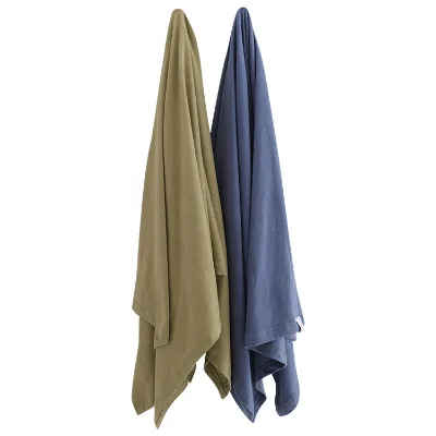 Super Soft Cotton Solid Color Baby Cotton Jersey Blanket