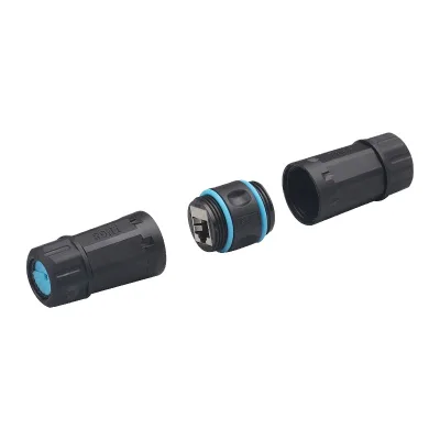 Wholesale Ip68 Waterproof Double-End Connection Cat6 Connector Ethernet Rj45 Ip68 Waterproof Connector