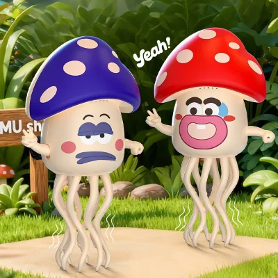 Electric Dancing Mushroom Light Music Suitable for Kid Crawling Toys Tummy Time Toy