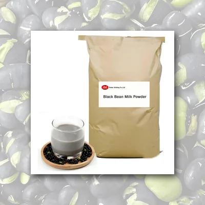 OEM Proprietary Brand Black Bean Milk Powder with Smooth Texture Traditional Nutritional and Healthy Beverage
