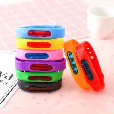 Summer Silicone Natural Mosquito Waterproof Repellent Silicone Bracelet for Children