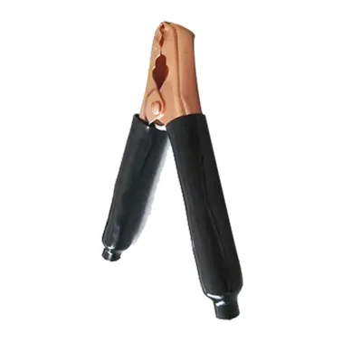 Alligator Clips Plastic Handle Battery Insulated Clamp crocodile Clamp Clip Car Allig Alligator Charger Connector Cable