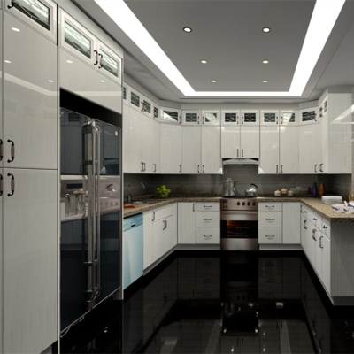 Modular Design Modern Kitchen with Meuble Cuisine for Kitchen Cabinet Designs Lacquer