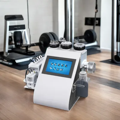 9 in 1 Skin Tightening Vacuum Cavitation System Device Cellulite Reduction Body Contouring Machine 80K Weight Loss Machine