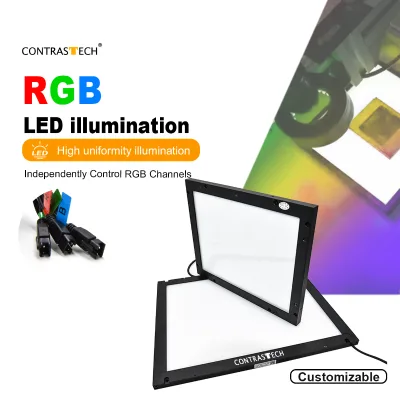 High Quality Large Size 400*300mm PCB Parts Inspection LED Light Source High Density Surface Flat and Center Opening
