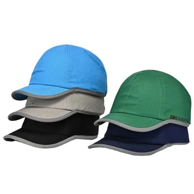 CE EN812  Mountain Rock Climbing Sports Bike Caps Black Laser Green Blue Customized Head LOGO Packing Adjustable Bump Caps