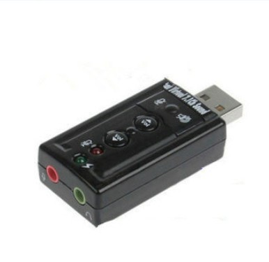 Hot Sale USB Stereo Audio Adapter Optical Output, Mini USB 7.1 Sound Card for Computer and Car