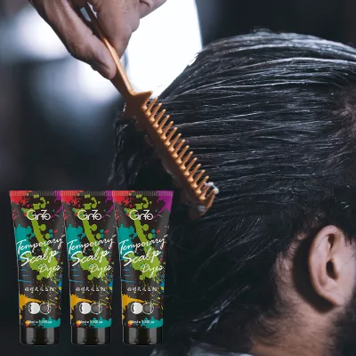 Custom Barber Hair Black Enhancement Beard Color Dye Waterproof air Brush Liquid Makeup Airbrush Beard Paint