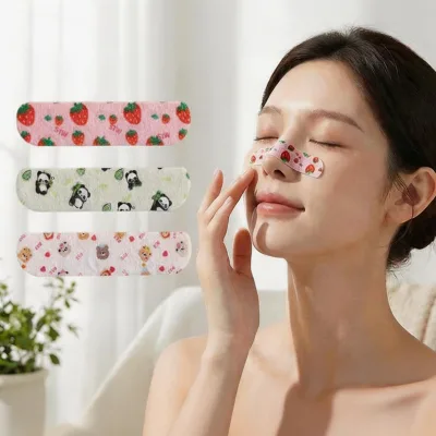 Skin-Friendly Acrylic Invisible Breathable Transparent Nose Lifting Shaper Strips Hypoallergenic Easy-Tear Design for Nasal Lift