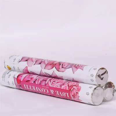 Wedding Ceremony Party Confetti Shooter with Rose Petals Biodegradable Fire Resistant Non-Toxic Wedding Confetti Cannon