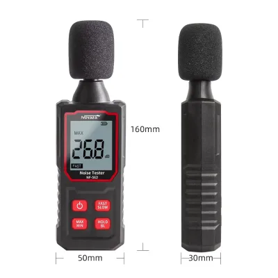 NOYAFA NF-562 Decibel Tester Condenser Microphone Digital Sound Level Meter Weighted Noise Meter