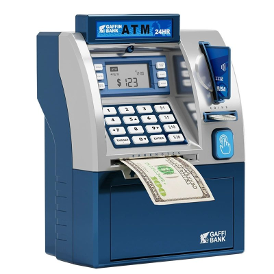 Safe Coin Banks Money Saving Box ATM Bank Machine for Real Money Digital Electronic Money Bank
