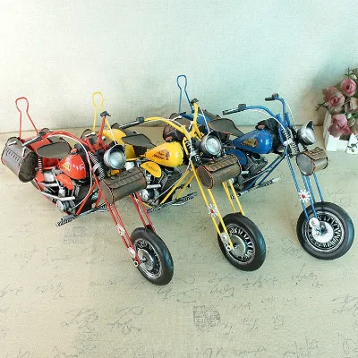 New Creative Handmade Off-road Motorcycle Ornaments Home Decorations Metal Crafts