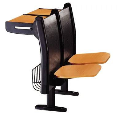Cheap Folding College Furniture Student Desk and Chair Foshan TC-002-S