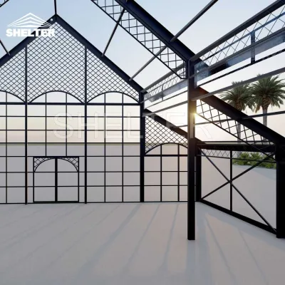 Wedding Tents for 300 People Orangerie Mariage House Black Glass Tents for Events
