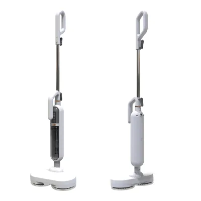 Heavy Duty Dual Spinning Pads Adjustable Steam Pressure Steam Mop for Multi-Surface Lightweight Design