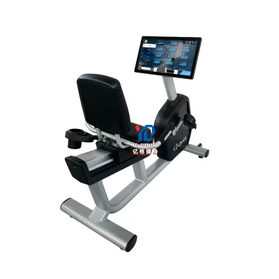 YG-RB03 Commercial Use Indoor Fitness Gym Equipment Magnetic Cardio Exercise 21.5 Inches TFT Touch Screen Recumbent Bike