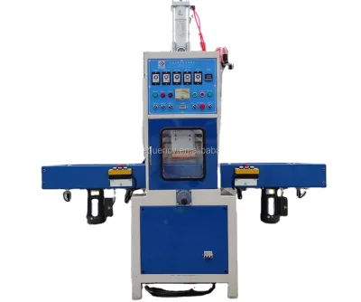 Automatic High frequency fusing and welding machine can fuse leather belt workpiece