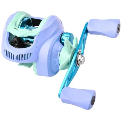 Lure Spinning Fishing Reel Raft Fishing Long Distance Throwing Anti-Explosion Line Magnetic Brake Metal Water Drop Reel Micro