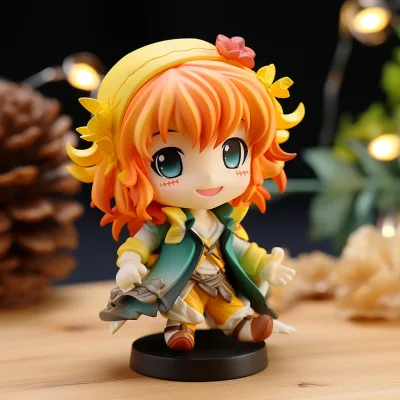 Factory Making Custom Service 3D High Quality Plastic PVC Figure Japanese Girl Character Plastic Cute Girl Figure Doll
