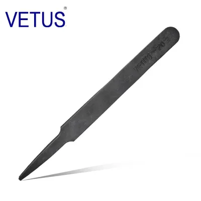 Wholesale ESD Heat-resistance Replaceable Ceramic Pointed Tip Stainless Steel Anti-static Tweezers