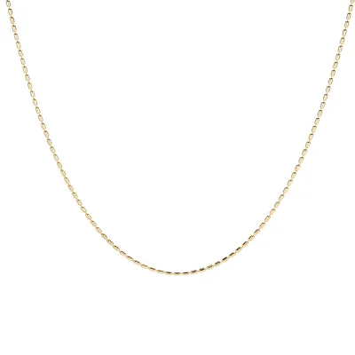 Gemnel Custom Latest Trendy Competitive Price Personalised 925 Silver Bead Barrel Link Chain Necklace