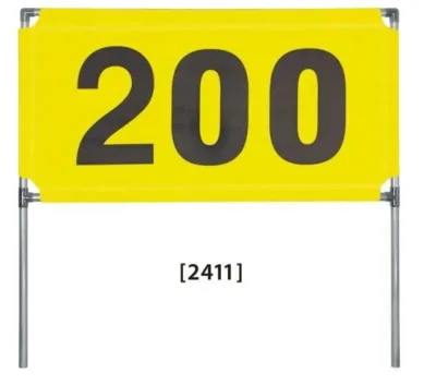 Golf Driving Range Distance Sign Waterproof Canvas Distance Sign Golf Digital Sign Equipment Standard Golf Range Banner