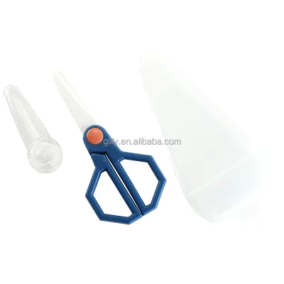 Food Contact Safe Heavy Duty Eco-Friendly Ceramic Baby Scissors ABS Plastic Handle Dishwasher Safe Luxury Design for Home