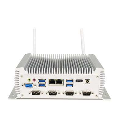 EGLOBAL Fanless Mini Pc 2 COM Can Change to RS232/422/485support Intel Core I5 4200U Watchdog, Auto Power On, RTC Wake up
