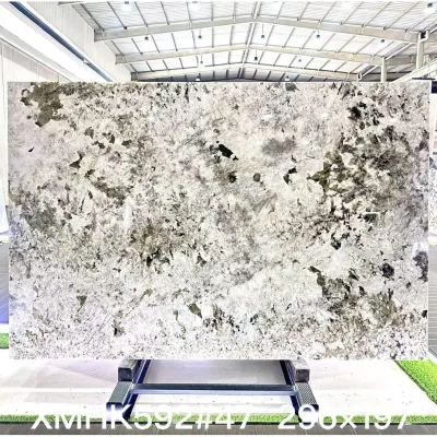 Peacock Tail Dolomite Big Slabs-Eco-Friendly & Durable Polished Slabs for Modern Home Hotel Hospital Countertops