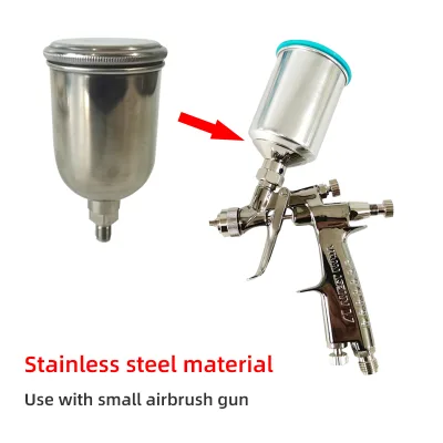125ml Stainless Steel Airbrush Cup Suitable for ANEST LPH-80 Mini Airbrush