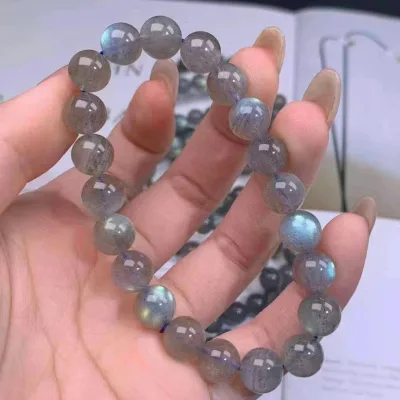 High Quality Gray Moonstone Bracelets Wholesale Crystal Gray Moonstone Bracelet