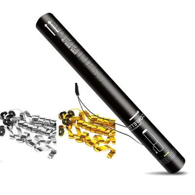 Wholesale Confetti Cannons for Sale Transparent Background Confetti Cannon Electric Confetti Cannon with Metallic Streamer