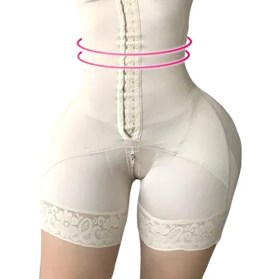 Colombianas Post Surgery Stage 2 Waist Trainer Shaper Butt Lifter Para Mujer Moldeadoras Post Operatorias Shapewear