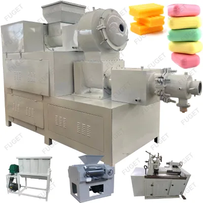 Professional Factory Price Small Toilet Laundry bar Soap Mixer Grinder Plodder Cutter Stamper Making Machine