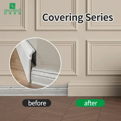 modern design ps skirting baseboard wall frames moulding new interior decoration for hotel & hospital application