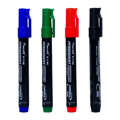 Customized ETERNAL 6mm Permanent Waterproof Fabric Marker Ink Refillable 4 Colors