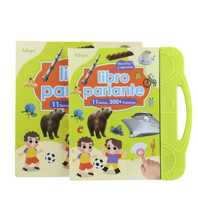 Baby Educational Electronic Books English and Spanish Interactive Sound Book High Quality Learning Machines Toy