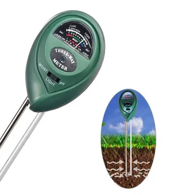 Garden Soil Tester Equipment Nutrient Moisture Tester Soil PH Meter Light Intensity Tester Soil Quality Fertility Meter Kit