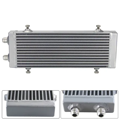 Universal Durable Bar & Plate Oil Cooler 14"x5.5"x1.58" + Screws