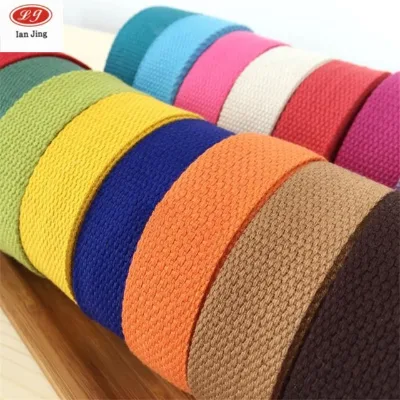 Hot Sale Cotton Webbing Tape Polyester Cotton Webbing Strap Tape