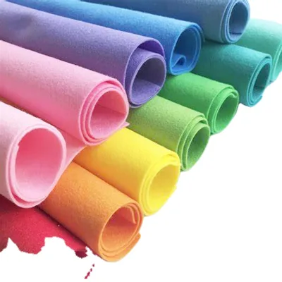 2026 Hot Wholesale Various Sizes of Color Wear-resistant Hygroscopic Non-woven Polyester Felt Fabric Rolls