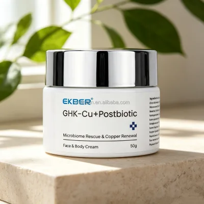 GHK-Cu Soothes Sensitive Skin Hydrating Postbiotic Skin Repair Cream Balances Microbiome Copper Tripeptide Face & Body Cream
