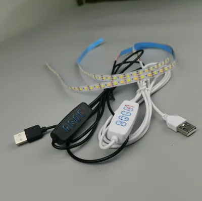 5V USB Connector to Open Tinned Wire on OFF 501 Push Switch Power Extension Cable with Led Light Strip Lamp