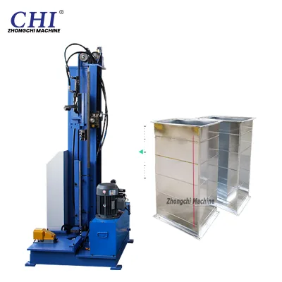 Hydraulic Lock Seamer Machine Vertical-Lock Seam Closer for HVAC Duct Forming New Condition Pump Core Component Air Duct Zipper