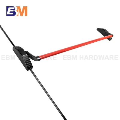 Premium Reliable High Quality Newest Fire-rated Two Points Vertical Rod Type Panic Device for Airport Terminal Emergency Exits