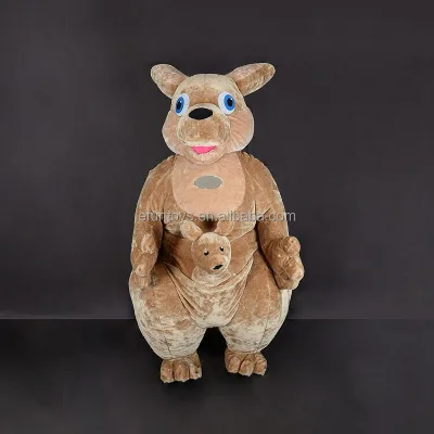 Efun MOQ 1 PCS Professional Custom Inflatable Kangaroo Mascot Costume Cartoon Animal Character Cosplay Costume Suit for Adults