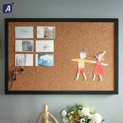Factory Direct Cork Bulletin Board for Walls with White Frame, Decorative t for Bedroom, Dorm Room