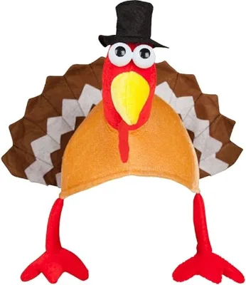 Chicken Leg Hat Turkey Hats Adult Carnival Hat Funny Party Festive Cap Carnival Christmas Thanksgiving Decoration